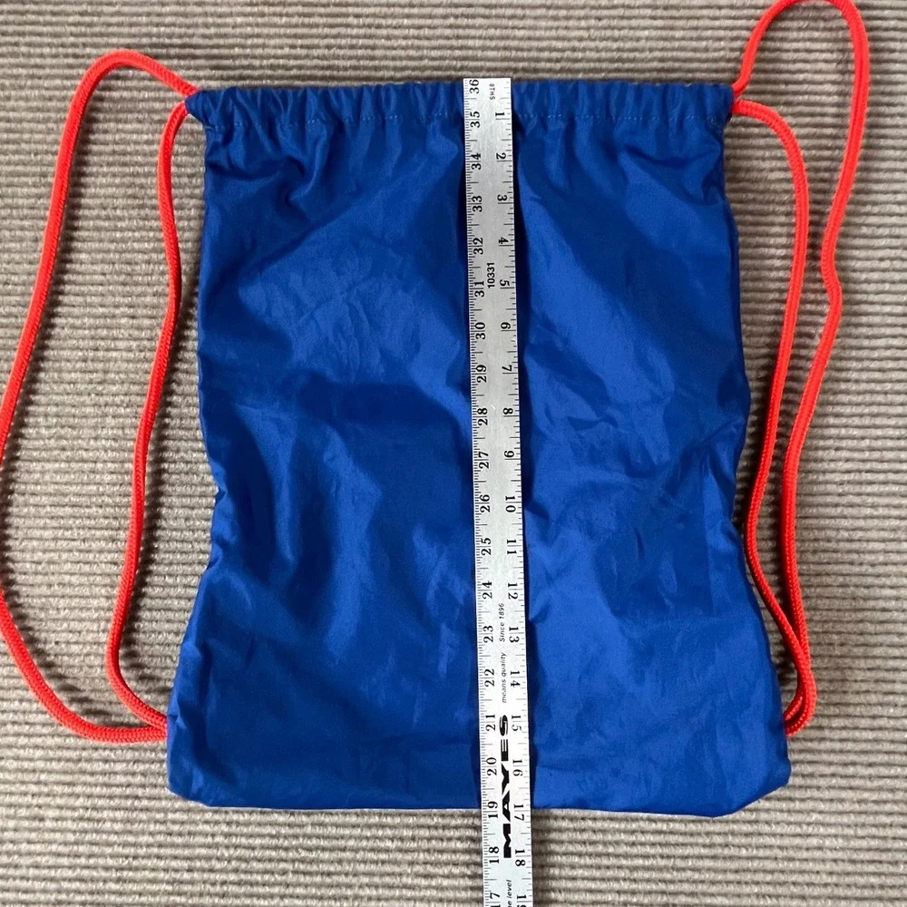 Nike‎ Just Do It 24/7/365 Drawstring Cinch Bag Blue Orange BA6008-438